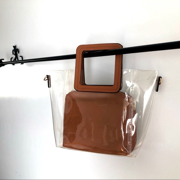 ✨ LATERRE Vegan Transparent Clear Handbag - Picture 1 of 2